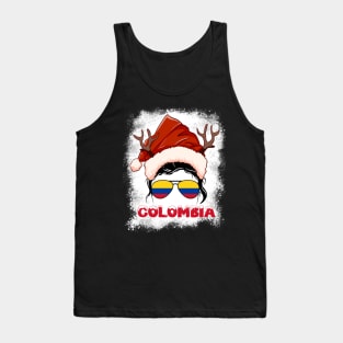 Colombia girl, Colombian Christmas gift , Regalo Navidad Colombia Tank Top